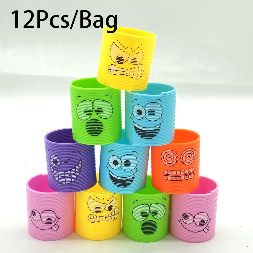 Funny Educational Mini Spring Coil Fidget Toys - 24pcs Bulk Party Favors