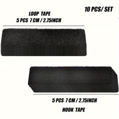 3x7cm Adhesive Hook and Loop Strip - 10/20Sets