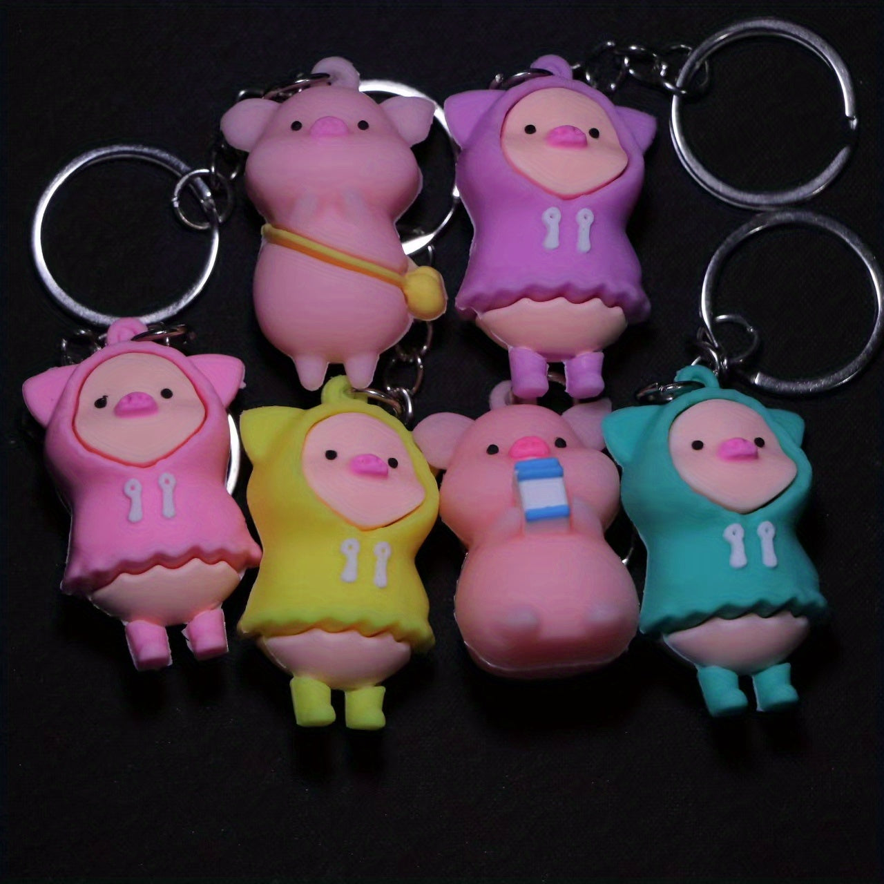 Pig Doll Key Ring Holiday Party Small Gift Key Ring