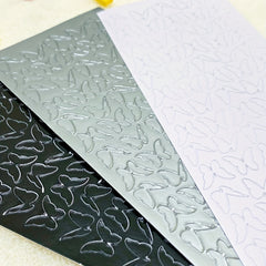 3pcs Silver Cartoon Computer Phone Stickers
