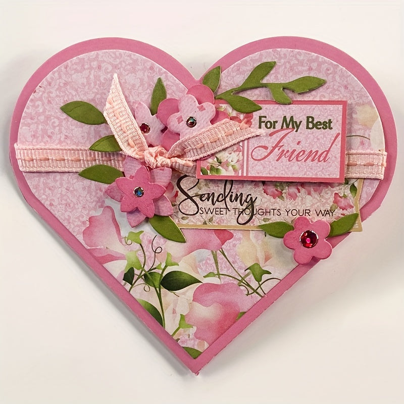 Heart Shaped Pop Up Cards Metal Cutting Dies Scrapbooking