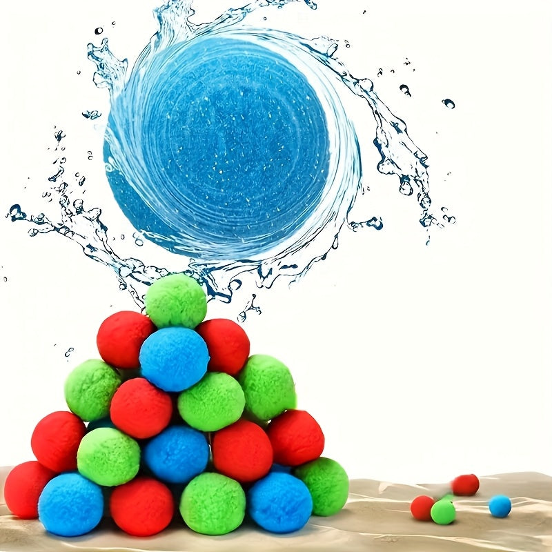 10pcs Reusable Water Balls Water Balloons Outdoor Toys Games Water Toy for Kids