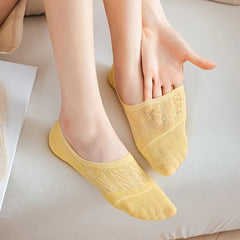 7 Pairs Textured Solid Low Cut Ankle Socks Women's Stockings