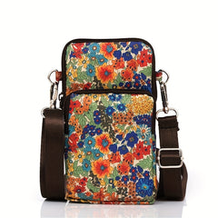 Classic Cell Phone Bag Crossbody Purse Adjustable Strap Zipper
