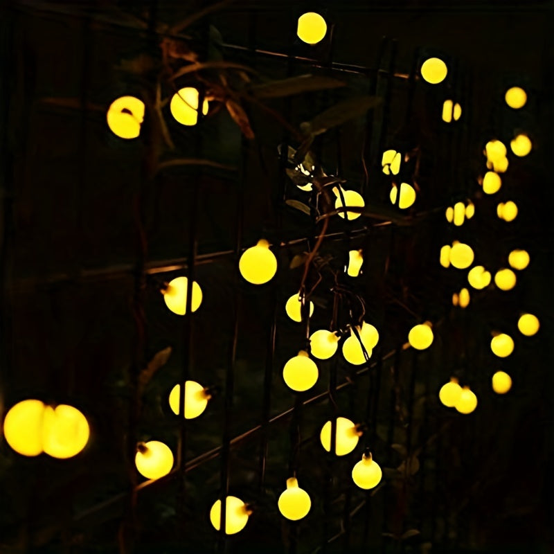 Outdoor Solar String Lights Waterproof Ball Lights Starry Fairy Lights