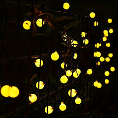 Outdoor Solar String Lights Waterproof Ball Lights Starry Fairy Lights