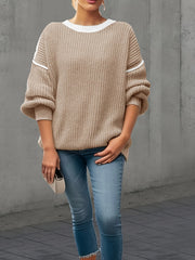 Colorblock Round Neck Jumper