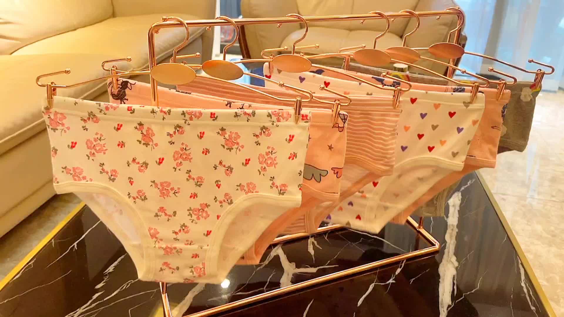 6pcs Teen Cartoon Graphic Print Cotton Briefs Underwear