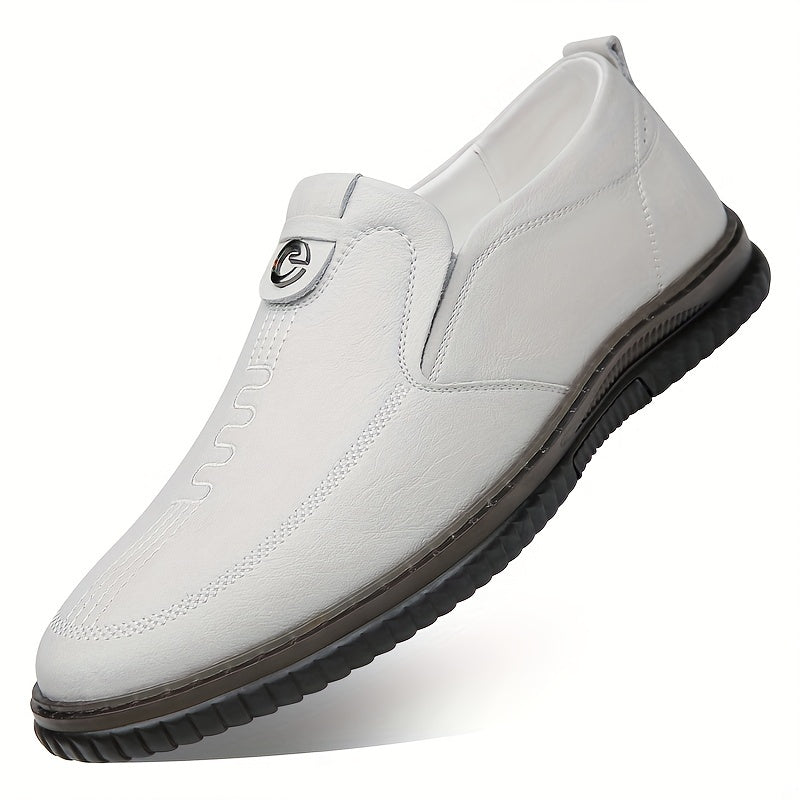 Men's Pointed Toe Loafers Slip On Flat Shoes