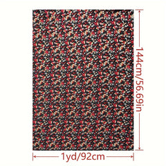 1yd Faux Cotton Fabric DIY Cloth Pants Dress Quilt Covering