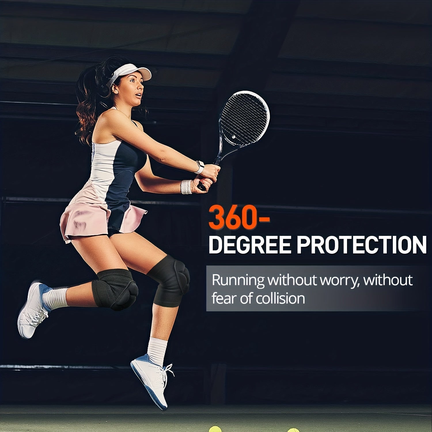 Collision Avoidance Knee Pads for Football Running Yoga