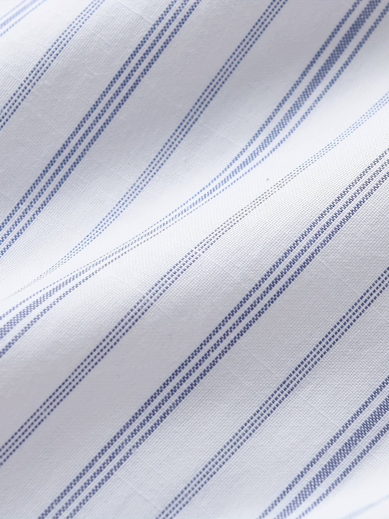 Boys Striped Shirt with Pocket Short Sleeve Lapel Shirt
