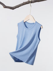 2pcs Kids Sleeveless Tank Top & Shorts Set