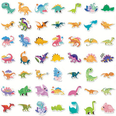 100pcs Dinosaur Stickers Waterproof For Stationery Luggage