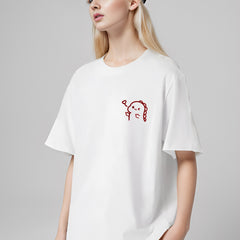 Dinosaur Pattern Print Casual Short Sleeve Top Round Neck Running Sports T shirt