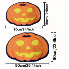Creative Pumpkin Carpet Halloween Carpet Soft Mat Dining Table Carpet