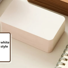 100 Blank Double Sided Word Card Business Message DIY Gift Note Paper