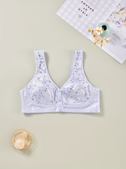 Floral Print Seamless Comfort Bralette