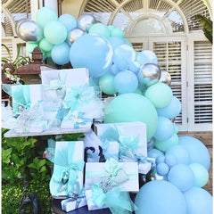 Pastel Balloons Garland Arch Kit 85pcs Different Sizes Matte Latex Balloons