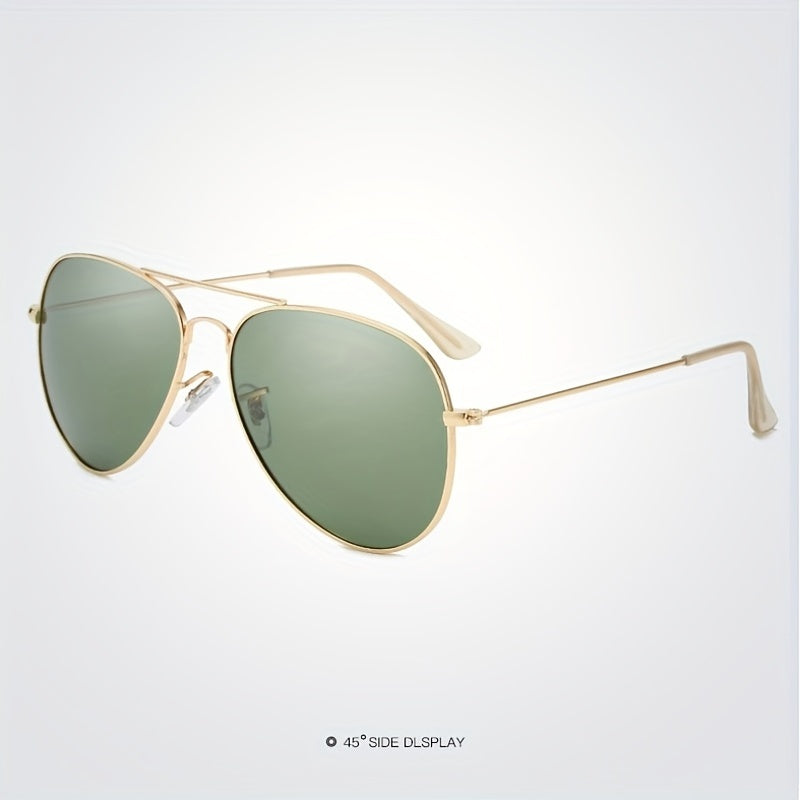 Polarized Men's Sunglasses Driving Large Frame UV400 Glasses Case