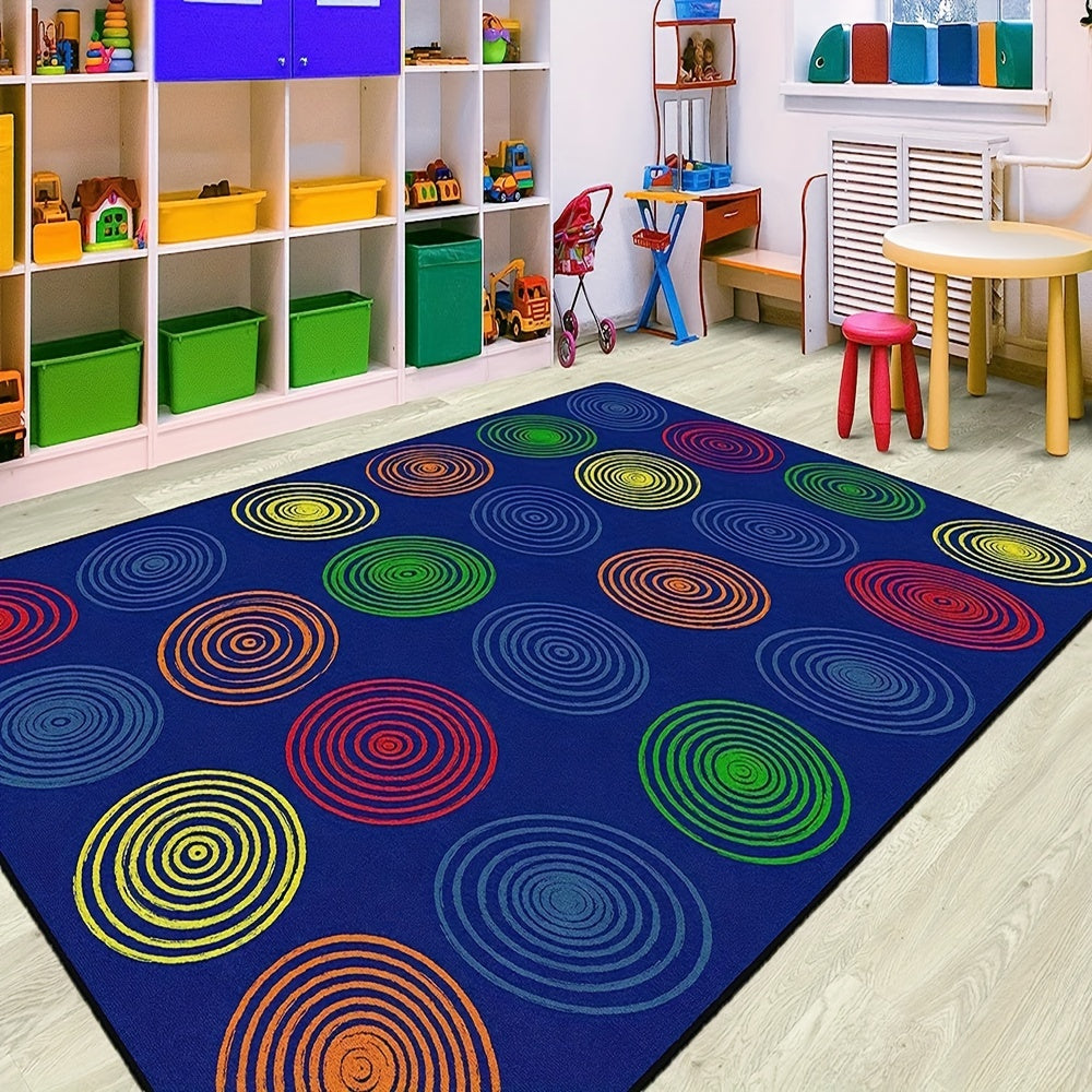 Large Classroom Carpets Elementary 24 Seats Children's Classroom Seating Rug