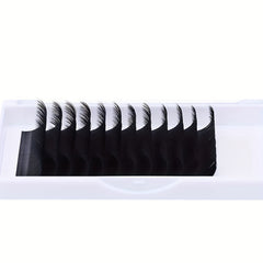 10-16mm D Curling Silk Eyelash Extension Individual Lash 0.07 D Mix