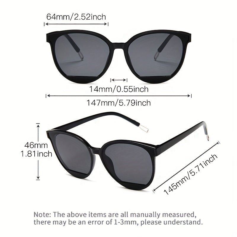 Cat Eye Sunglasses Mod Gradient Lens Glasses UV400