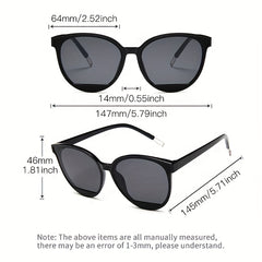 Cat Eye Sunglasses Mod Gradient Lens Glasses UV400