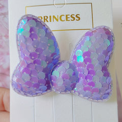 Sequin Bow Hair Clip for Kids