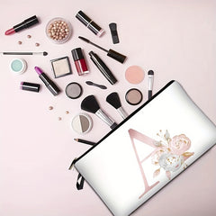 Portable Pattern Cosmetic Bag Travel Makeup Storage Bag With Zipper