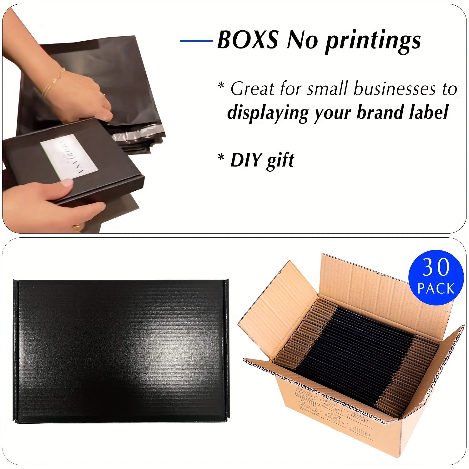 Economy Pack 30pcs Corrugated Cardboard Box Christmas Halloween