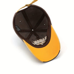 Retro Washed Cloth Letter Embroidery Baseball Cap for Men