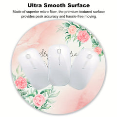 Flower Pattern Gaming Mouse Pad Abstract Large Mouse Mat