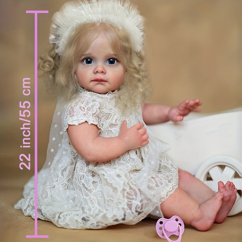 55 88 Cm Reborn Doll Collectible Art Doll Lifelike Reborn Dolls