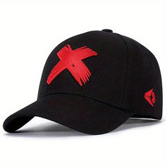Men's Curved X Baseball Cap Spring Autumn Summer Style Hat