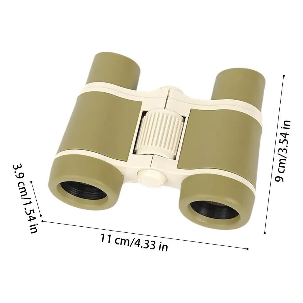 4x Mag 30mm Binoculars for Kids Bird Watching Education Hiking Outdoor