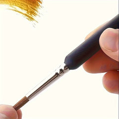 11pcs Weasel Hair Detail Brush Set for Acrylic Painting Watercolor Nail Art