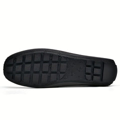 Men's Slip On Bit Loafer Shoes Comfortable Casual Anti-Skid Walking Shoes