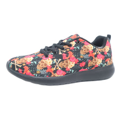 Skull Pattern Lace-up Sneakers for Men