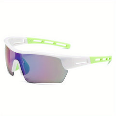 Men's Half Frame Cycling Sunglasses Windproof Sports Goggles