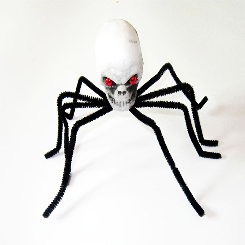Halloween Little Ghost Head Spider Horror Prank Props Party Supplies