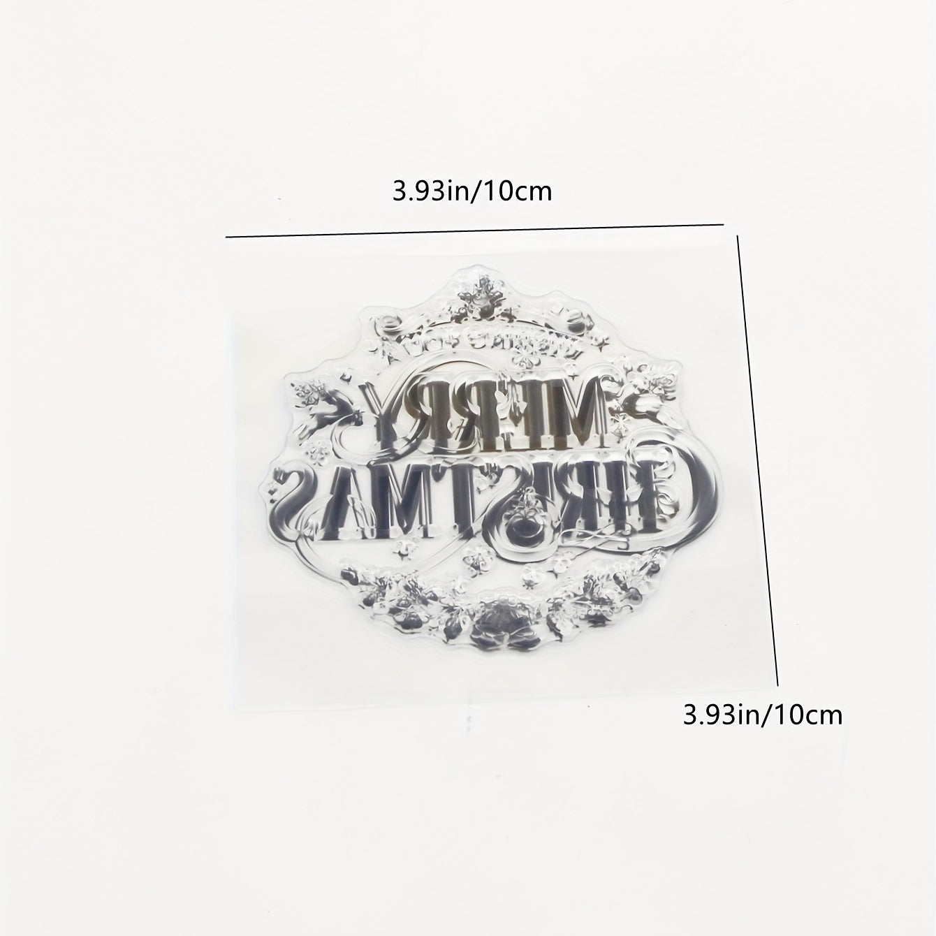 1pc Christmas Animal Stamp DIY Scrapbook Decoration Transparent Stamp