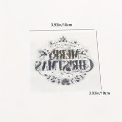 1pc Christmas Animal Stamp DIY Scrapbook Decoration Transparent Stamp