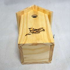 Wooden Bird Nest Pine Wood Hanging Bird House