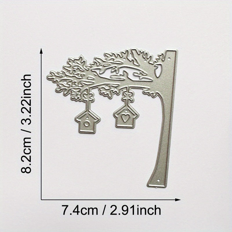 Tree Bird Nest Metal Cutting Dies Stencil For Card Decoration