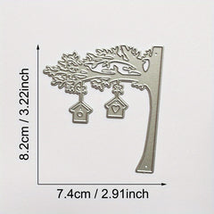 Tree Bird Nest Metal Cutting Dies Stencil For Card Decoration