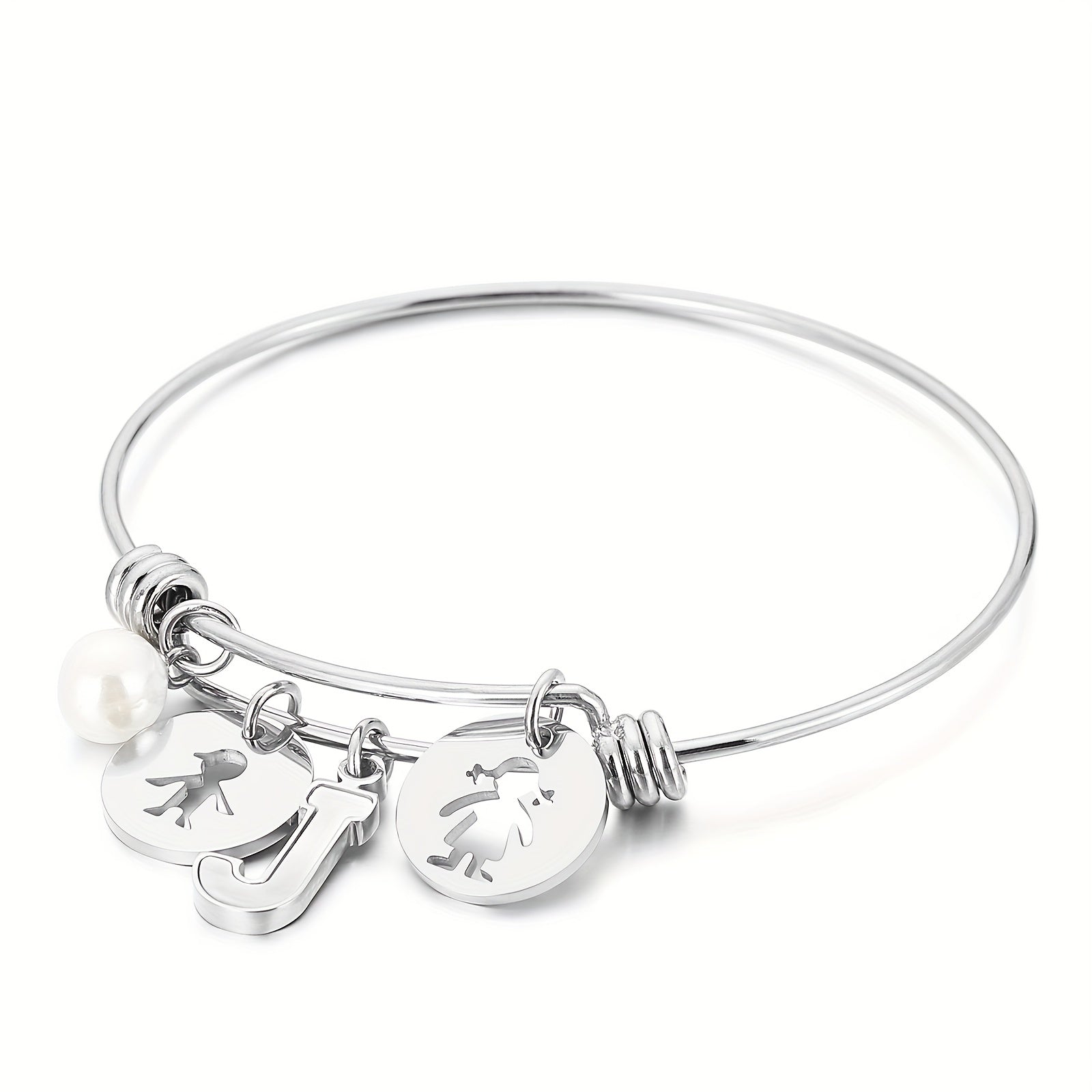 BFF English Letter H N Pendant Bracelet For Girls Gift Friends Kids Accessories