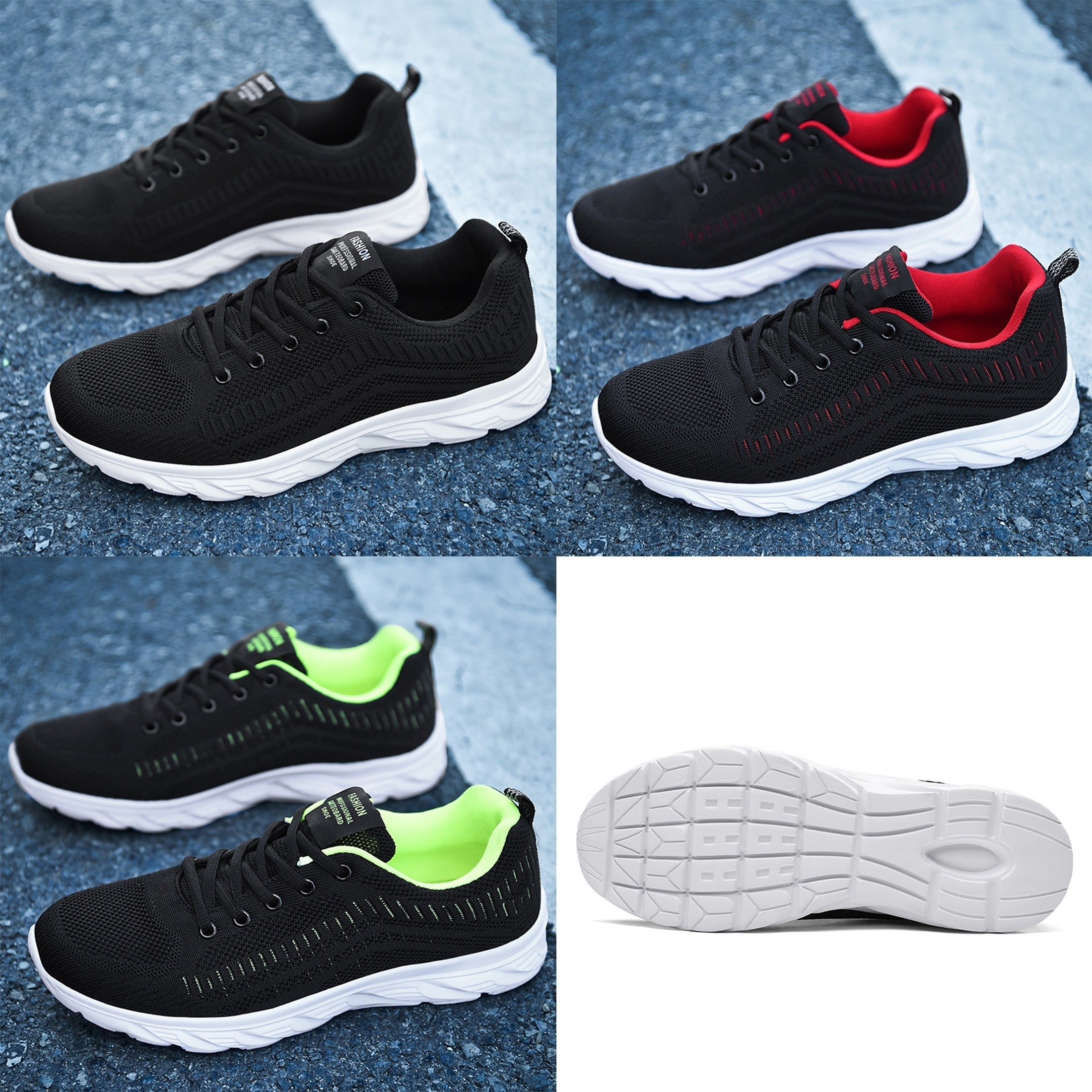 Men's Lightweight Lace-up Athletic Sneakers