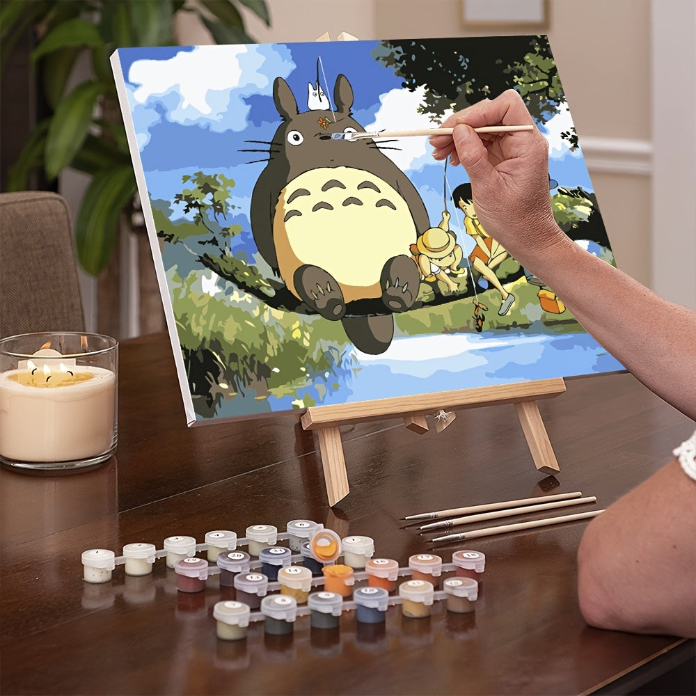 Cartoon Animals Painting By Numbers DIY Kit for Adults