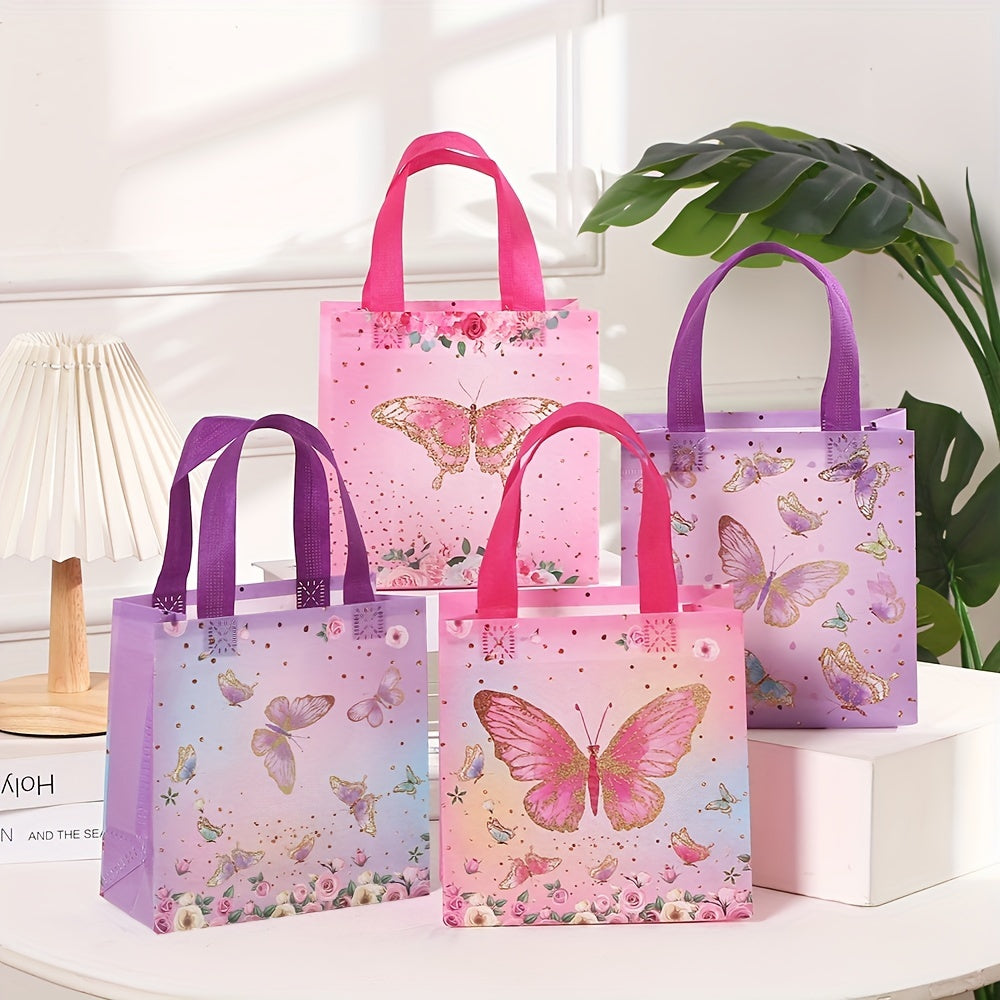 Butterfly Pattern Gift Packaging Bag Wedding Birthday Wrapping